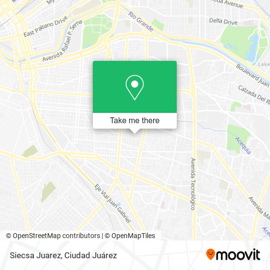 Siecsa Juarez map