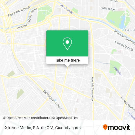 Xtreme Media, S.A. de C.V. map