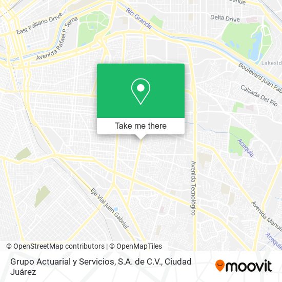 Grupo Actuarial y Servicios, S.A. de C.V. map