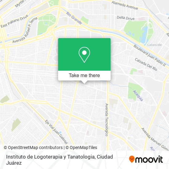 Instituto de Logoterapia y Tanatologia map