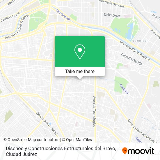 Disenos y Construcciones Estructurales del Bravo map