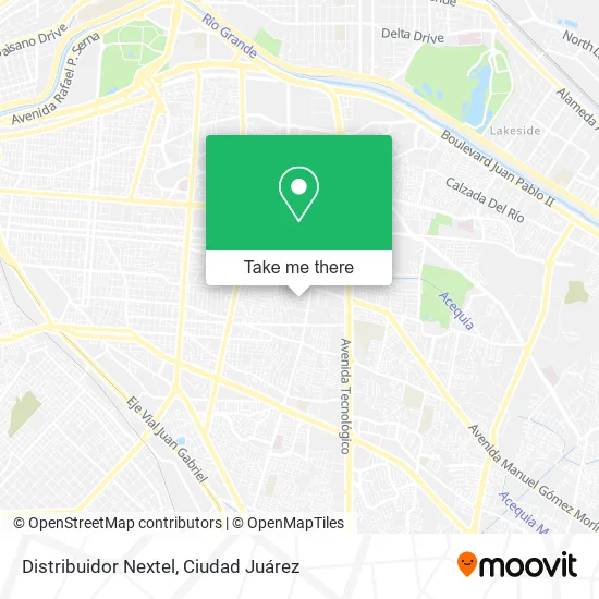 Distribuidor Nextel map