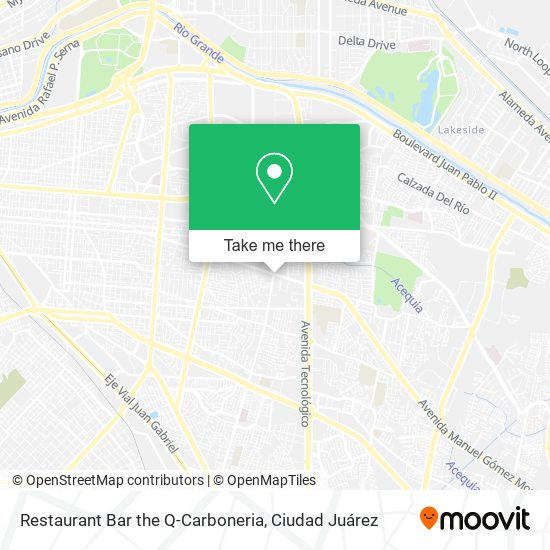 Restaurant Bar the Q-Carboneria map