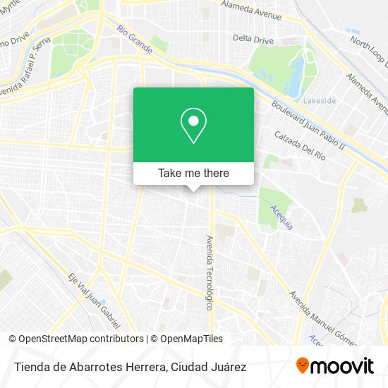 Tienda de Abarrotes Herrera map