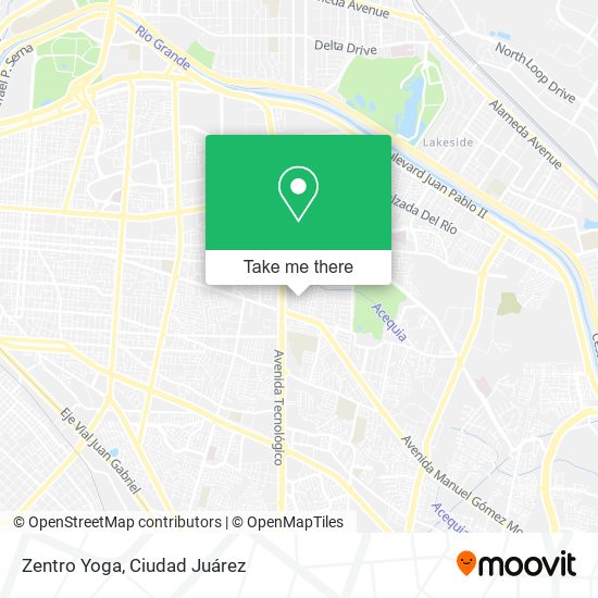 Zentro Yoga map