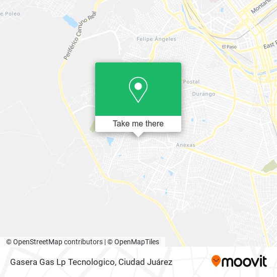 Gasera Gas Lp Tecnologico map