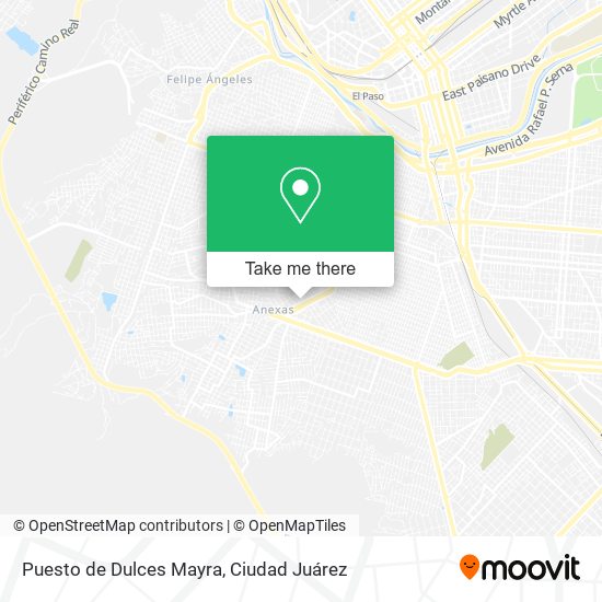 Mapa de Puesto de Dulces Mayra