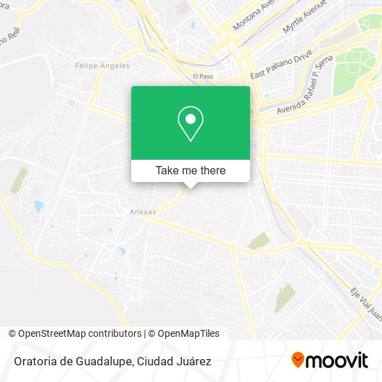 Oratoria de Guadalupe map