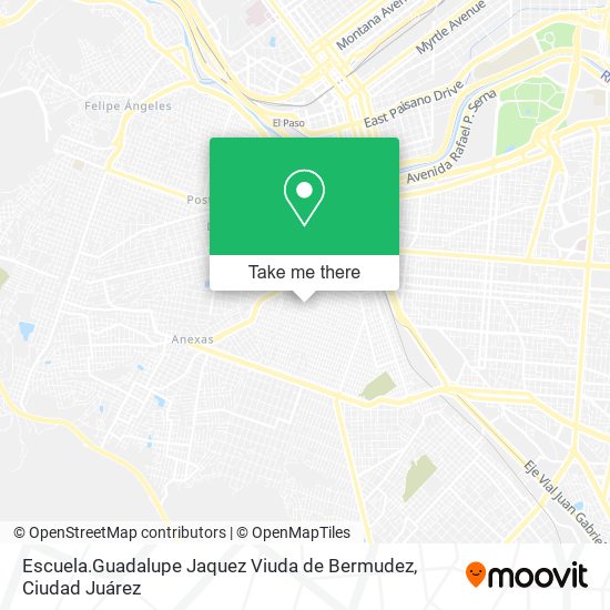 Escuela.Guadalupe Jaquez Viuda de Bermudez map