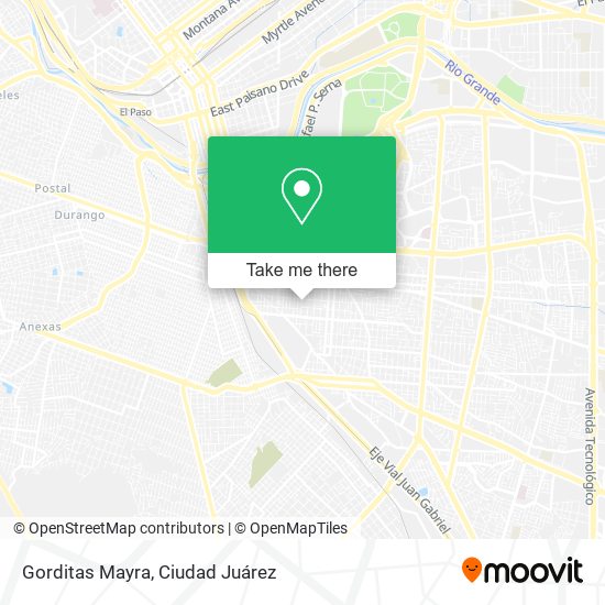 Gorditas Mayra map