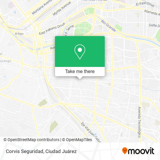 Corvis Seguridad map
