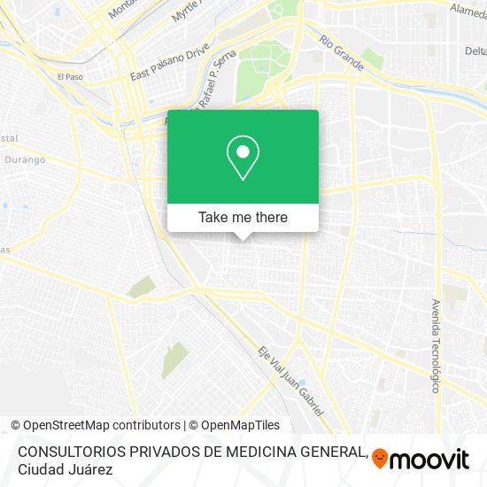 CONSULTORIOS PRIVADOS DE MEDICINA GENERAL map