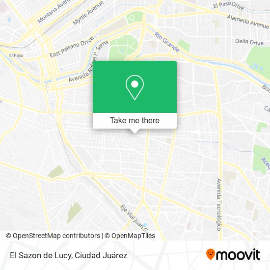 El Sazon de Lucy map