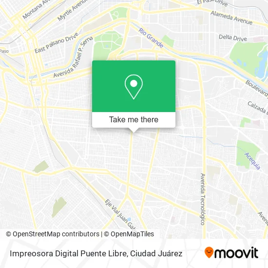 Impreosora Digital Puente Libre map