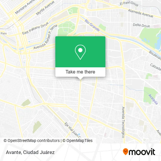 Avante map
