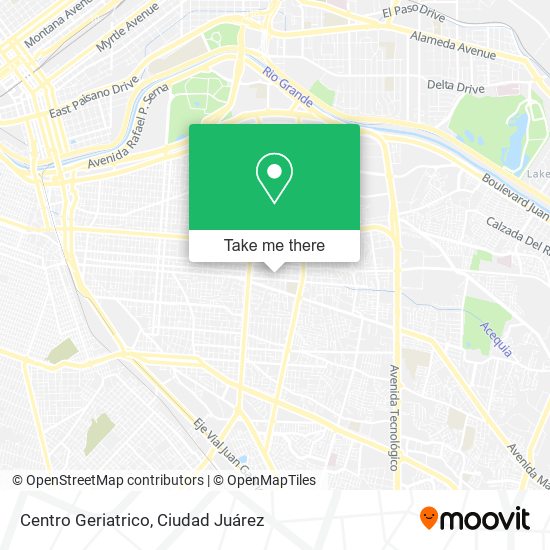 Centro Geriatrico map