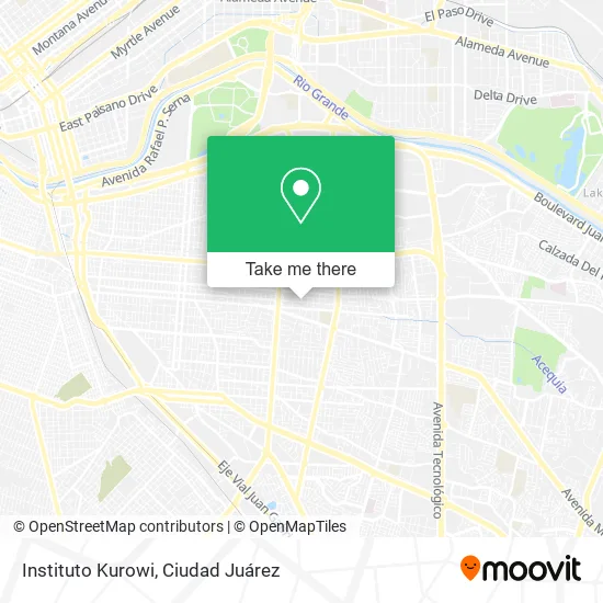 Instituto Kurowi map