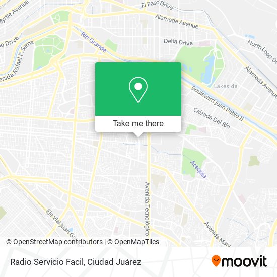 Radio Servicio Facil map