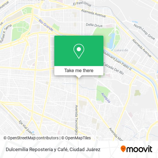 Dulcemilia Repostería y Café map