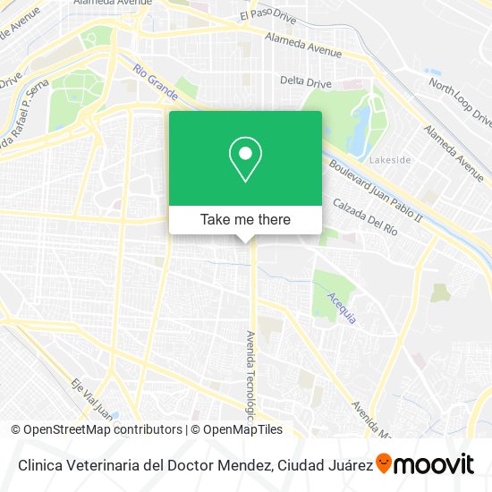 Mapa de Clinica Veterinaria del Doctor Mendez