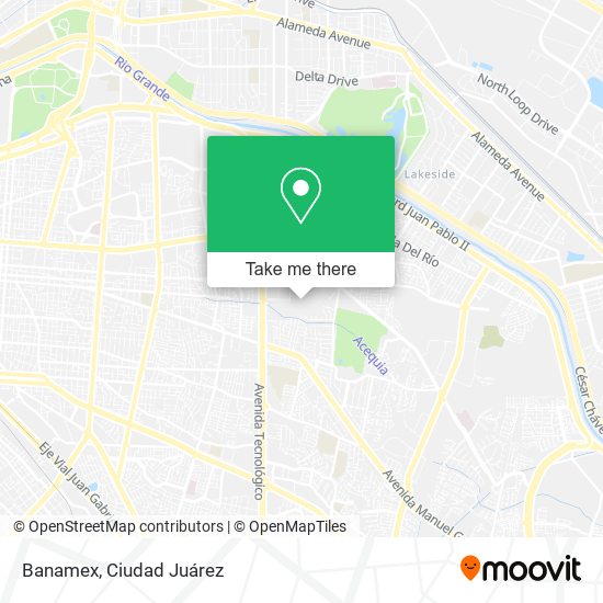 Mapa de Banamex