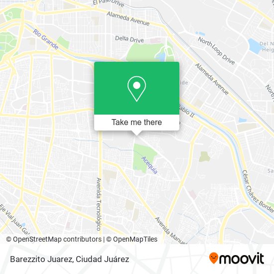 Barezzito Juarez map