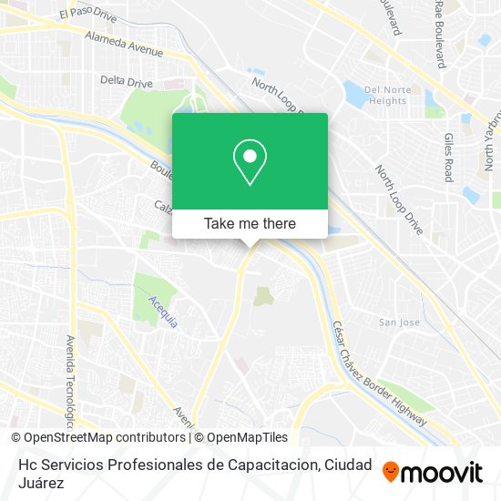 Hc Servicios Profesionales de Capacitacion map