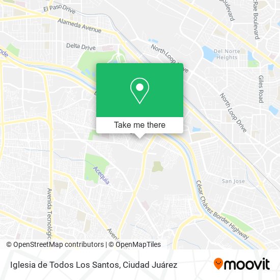 Iglesia de Todos Los Santos map