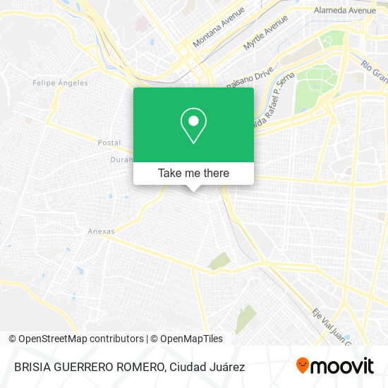 BRISIA GUERRERO ROMERO map