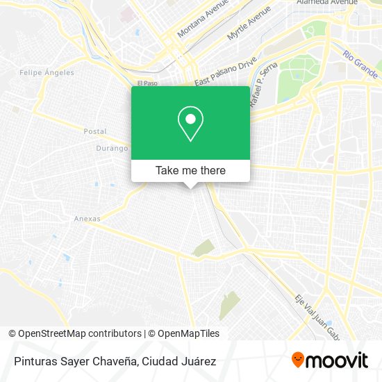 Mapa de Pinturas Sayer Chaveña