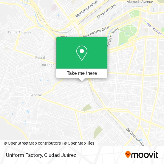 Mapa de Uniform Factory