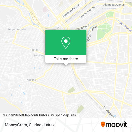 MoneyGram map