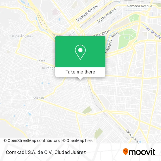 Mapa de Comkadi, S.A. de C.V.