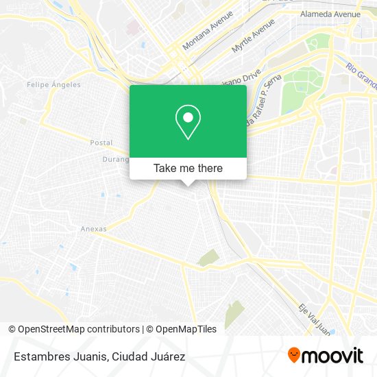 Estambres Juanis map