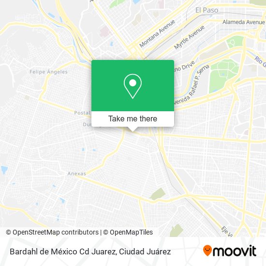 Bardahl de México Cd Juarez map