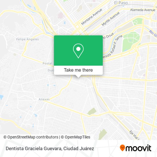 Dentista Graciela Guevara map