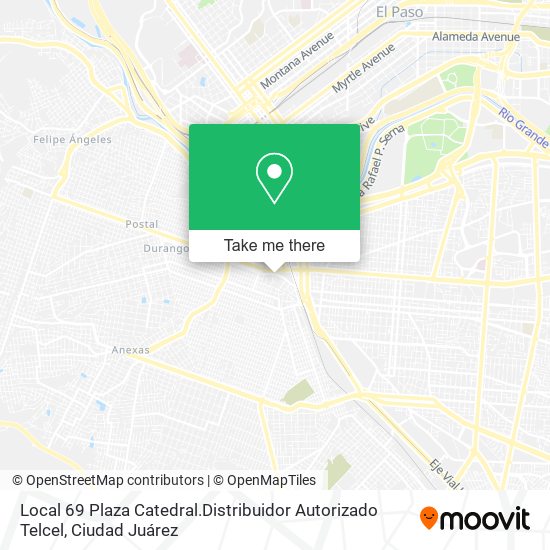 Local 69 Plaza Catedral.Distribuidor Autorizado Telcel map
