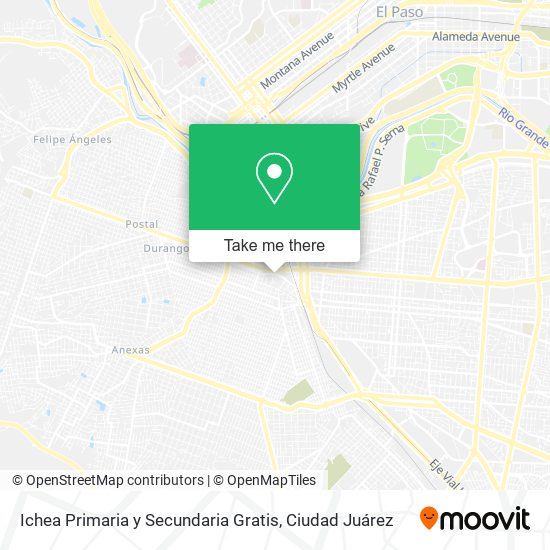 Ichea Primaria y Secundaria Gratis map