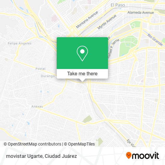 Mapa de movistar Ugarte