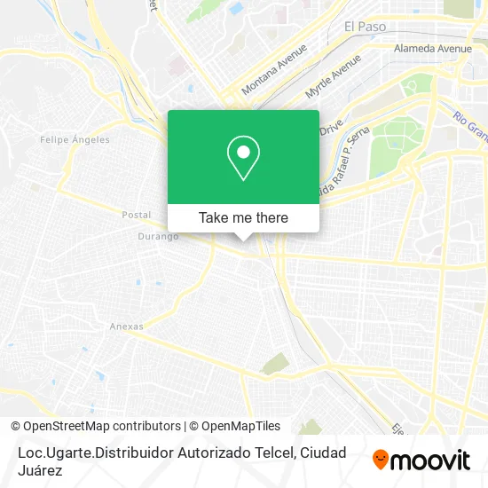 Loc.Ugarte.Distribuidor Autorizado Telcel map