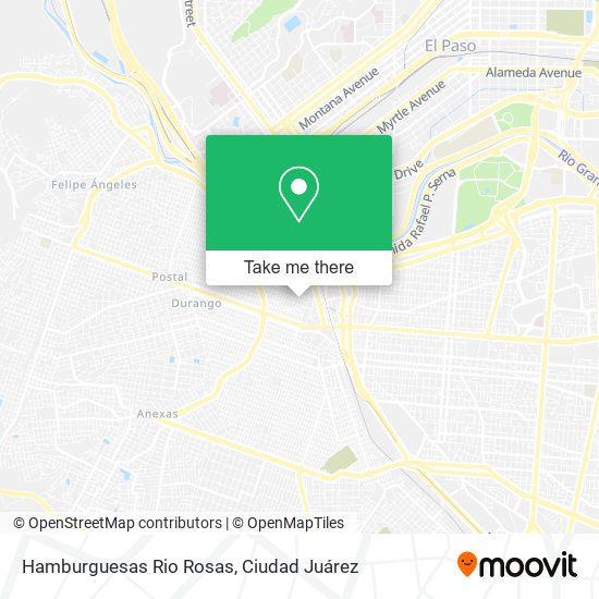 Hamburguesas Rio Rosas map