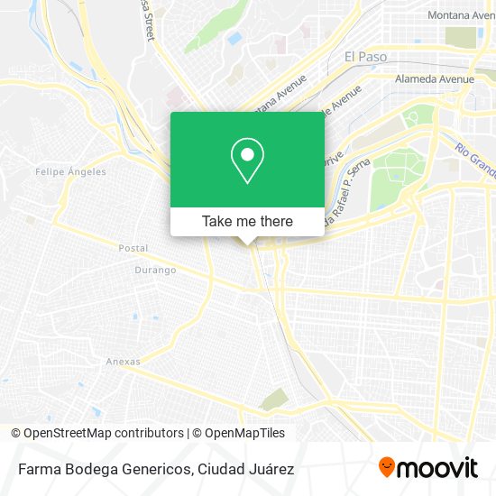 Farma Bodega Genericos map