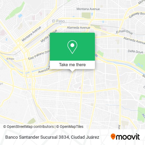 Banco Santander Sucursal 3834 map