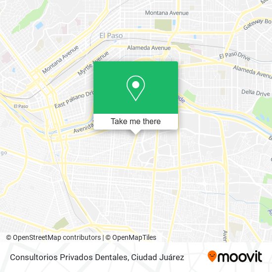 Consultorios Privados Dentales map