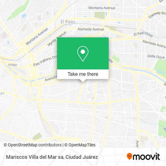 Mariscos Villa del Mar sa map