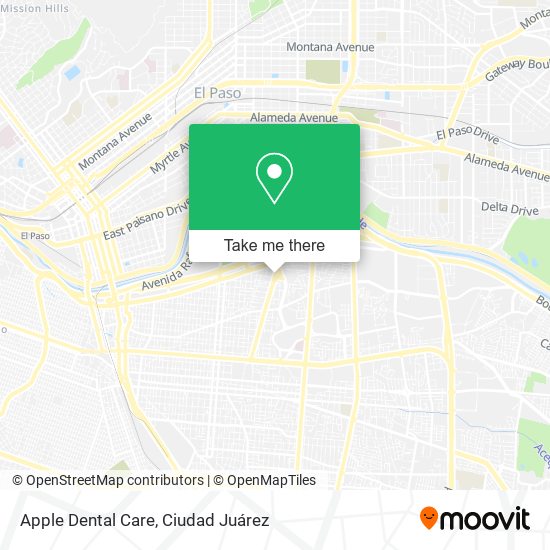 Apple Dental Care map