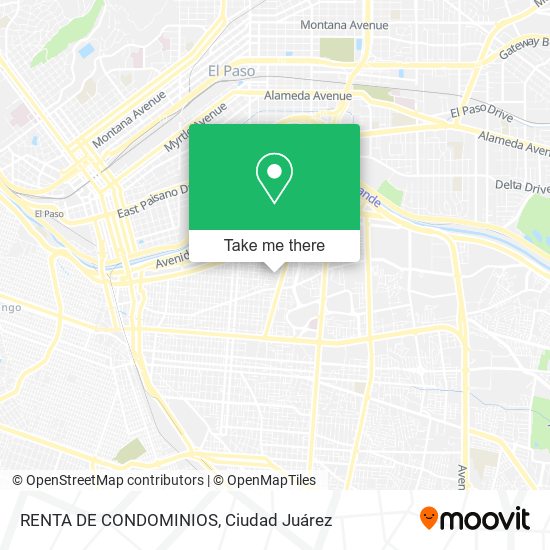 RENTA DE CONDOMINIOS map