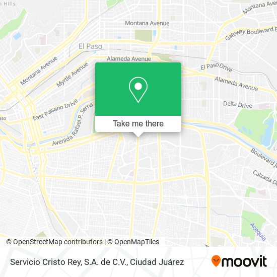 Servicio Cristo Rey, S.A. de C.V. map