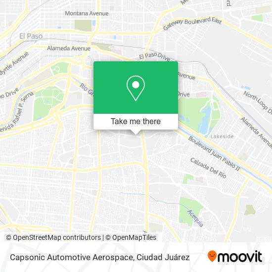 Mapa de Capsonic Automotive Aerospace