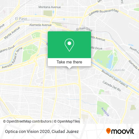 Optica con Vision 2020 map